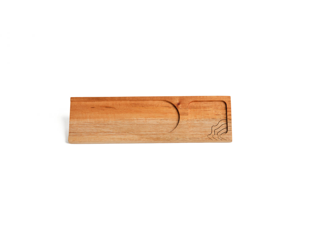 Papilio – Bandeja rectangular de madera — view 1